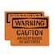 Signmission Caution Archery Range Do Not Enter OSHA Warning Sign, Plastic, 10in W x 7in L, 2PK OS-2PACK-WS-P-710-L-11999 - alternate 1